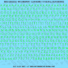 ASG Waterslide Decals - Casual Handwritten Lettering Numbers 3/16"
