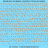 ASG Waterslide Decals - Casual Handwritten Lettering Numbers 3/16"