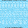 ASG Waterslide Decals - Casual Handwritten Lettering Numbers 1/4"