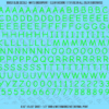 ASG Waterslide Decals - Casual Handwritten Lettering Numbers 5/16"