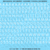 ASG Waterslide Decals - Casual Handwritten Lettering Numbers 5/16"