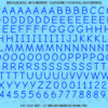 ASG Waterslide Decals - Casual Handwritten Lettering Numbers 3/8"