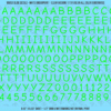 ASG Waterslide Decals - Casual Handwritten Lettering Numbers 3/8"