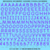 ASG Waterslide Decals - Casual Handwritten Lettering Numbers 3/8"