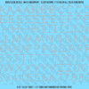 ASG Waterslide Decals - Casual Handwritten Lettering Numbers 1/2"