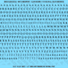 ASG Waterslide Decals - Classic Book Serif Lettering Numbers 3/16"