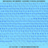 ASG Waterslide Decals - Classic Book Serif Lettering Numbers 3/16"