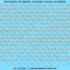 ASG Waterslide Decals - Classic Book Serif Lettering Numbers 3/16"