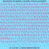 ASG Waterslide Decals - Classic Book Serif Lettering Numbers 1/4"