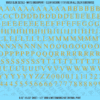 ASG Waterslide Decals - Classic Book Serif Lettering Numbers 5/16"