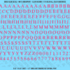 ASG Waterslide Decals - Classic Book Serif Lettering Numbers 5/16"