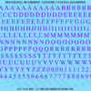 ASG Waterslide Decals - Classic Book Serif Lettering Numbers 5/16"