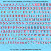 ASG Waterslide Decals - Classic Book Serif Lettering Numbers 5/16"