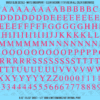 ASG Waterslide Decals - Classic Book Serif Lettering Numbers 3/8"