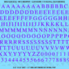 ASG Waterslide Decals - Classic Book Serif Lettering Numbers 3/8"