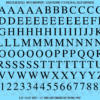 ASG Waterslide Decals - Classic Book Serif Lettering Numbers 1/2"