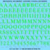 ASG Waterslide Decals - Classic Book Serif Lettering Numbers 1/2"