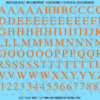 ASG Waterslide Decals - Classic Book Serif Lettering Numbers 1/2"