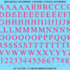 ASG Waterslide Decals - Classic Book Serif Lettering Numbers 1/2"