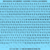 ASG Waterslide Decals - Humanist Book Serif Lettering Numbers 3/16"