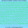 ASG Waterslide Decals - Humanist Book Serif Lettering Numbers 1/4"