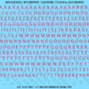 ASG Waterslide Decals - Humanist Book Serif Lettering Numbers 1/4"