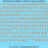 ASG Waterslide Decals - Humanist Book Serif Lettering Numbers 5/16"