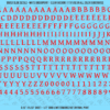 ASG Waterslide Decals - Humanist Book Serif Lettering Numbers 5/16"
