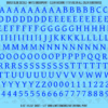 ASG Waterslide Decals - Humanist Book Serif Lettering Numbers 3/8"