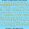 ASG Waterslide Decals - Humanist Book Serif Lettering Numbers 3/8"
