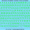 ASG Waterslide Decals - Humanist Book Serif Lettering Numbers 3/8"