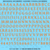 ASG Waterslide Decals - Humanist Book Serif Lettering Numbers 3/8"