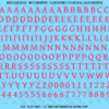 ASG Waterslide Decals - Humanist Book Serif Lettering Numbers 3/8"