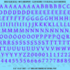 ASG Waterslide Decals - Humanist Book Serif Lettering Numbers 3/8"