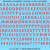 ASG Waterslide Decals - Humanist Book Serif Lettering Numbers 3/8"