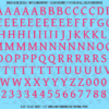 ASG Waterslide Decals - Humanist Book Serif Lettering Numbers 1/2"