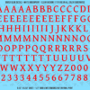 ASG Waterslide Decals - Humanist Book Serif Lettering Numbers 1/2"