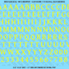 ASG Waterslide Decals - Humanist Book Serif Lettering Numbers 1/2"