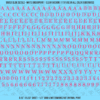 1313-WS-Pink.png ASG Waterslide Decals - High-Contrast Serif Lettering Numbers 1/4"