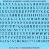 ASG Waterslide Decals - High-Contrast Serif Lettering Numbers 5/16"