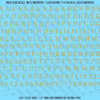 ASG Waterslide Decals - High-Contrast Serif Lettering Numbers 5/16"