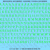 ASG Waterslide Decals - High-Contrast Serif Lettering Numbers 5/16"