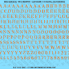 ASG Waterslide Decals - High-Contrast Serif Lettering Numbers 5/16"