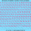ASG Waterslide Decals - High-Contrast Serif Lettering Numbers 5/16"