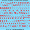 1315-WS-Red.png ASG Waterslide Decals - High-Contrast Serif Lettering Numbers 3/8"