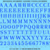1316-WS-Blue.png ASG Waterslide Decals - High-Contrast Serif Lettering Numbers 1/2"