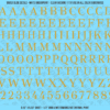 1316-WS-GoldMetallic.png ASG Waterslide Decals - High-Contrast Serif Lettering Numbers 1/2"