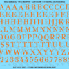 1316-WS-Orange.png ASG Waterslide Decals - High-Contrast Serif Lettering Numbers 1/2"