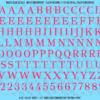 1316-WS-Pink.png ASG Waterslide Decals - High-Contrast Serif Lettering Numbers 1/2"