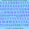 1316-WS-Purple.png ASG Waterslide Decals - High-Contrast Serif Lettering Numbers 1/2"